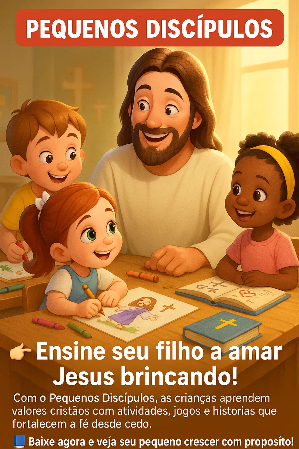 Pequenos Discípulos: ensine seu filho a amar Jesus brincando